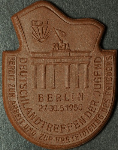Berlin porzellan plakette - berlin:, porzellan-plakette