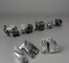 Marmor Elefantenherde Grau