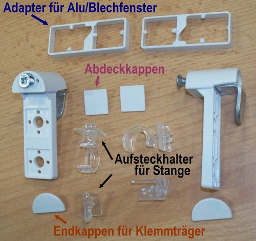 Stk klemmträger vitrage - klemmträger,