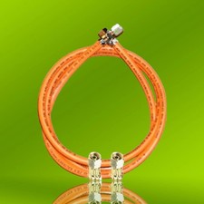 Propan-Gasschlauch 80 cm, winterfest, 2x 1/4" links, robust, 12-13mm