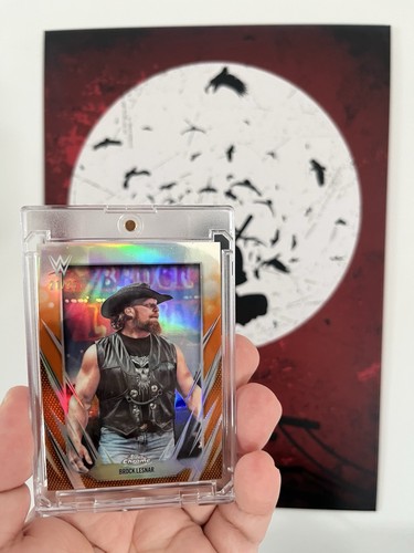 2026 topps chrome wwe brock - chrome,