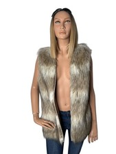 Kapalua kunstfell Weste beige
