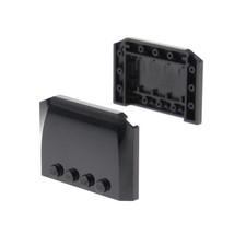 2x Lego Motorhaube 4x6 schwarz