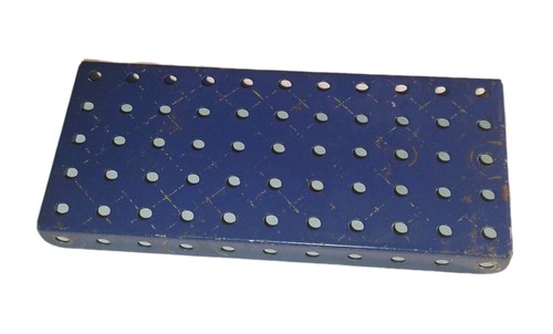 Meccano rechteckplatte blau - meccano,