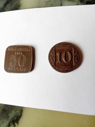 Kriegsgeld pfennig von - 50, 1919