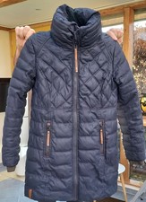 Naketano Damen Mantel XL Blau