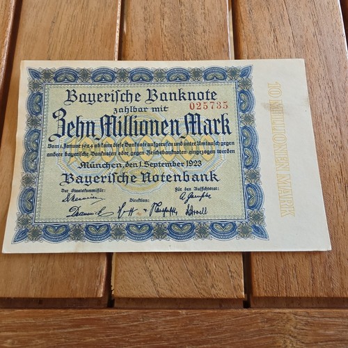 Alter geldschein 1923 - alter,