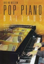 Noten Die 40 besten Pop Piano Ballads 2 mittelschwer eh3759 Ed. Hage Klavier