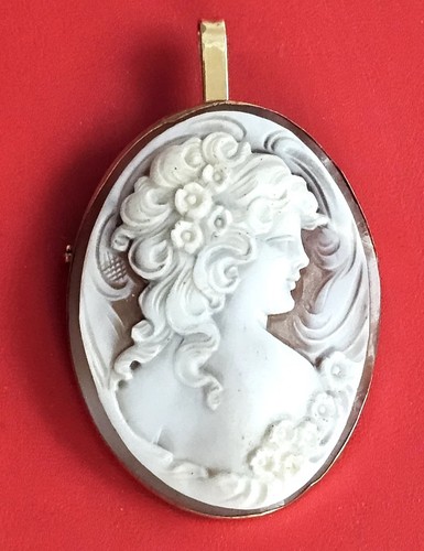 Anhänger brosche mit - brosche, kamee