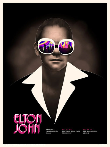 Elton john poster leipzig - poster, &