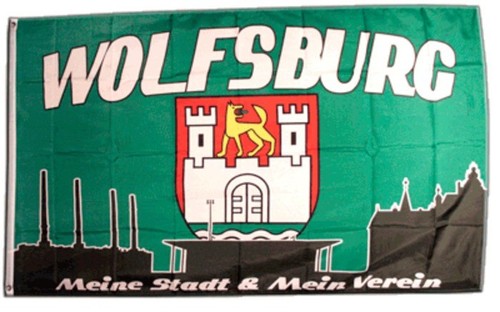 Fahne fanflagge wolfsburg - 3,