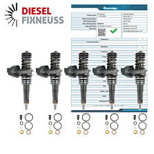 5xPumpedüse VW Transporter Bus T5 2.5 TDI 96 kW 131 PS BNZ 070130073R 0414720310