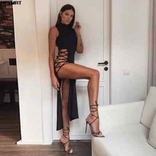 HABO Damen Midikleid Sommer