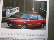 BMW Original Kalender 1984 M635CSi E24+528i E28,E30,635CSi+E23+Sunseeker