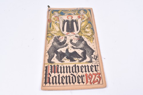 Münchener kalender 1923 - kalender,