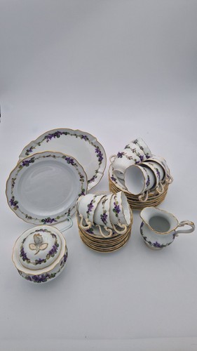 Meissen service violette - meissen,, service,