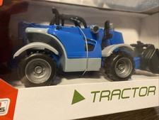 Blauer Spielzeug Traktor Hoflader  Maßstab 1:27 Mondo Motors Neu