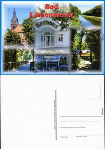 Ansichtskarte bad liebenwerda - ansichtskarte,