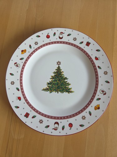 Weihnachtsteller 27cm neu - 27cm,