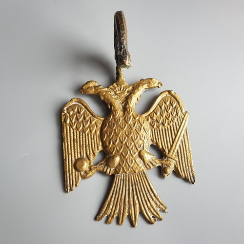 Antik messing doppelkopf adler - antik,