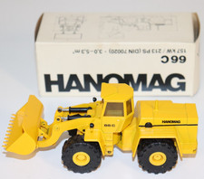 Cursor Metallmodell 569 Hanomag 66 C Werbemodell Radlader Excavator 1:50 OVP