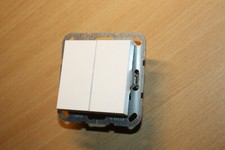 Gira System Standard 55 Serein Taster in reinweiß matt