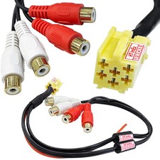 Endstufen-Adapter 4x Cinch
