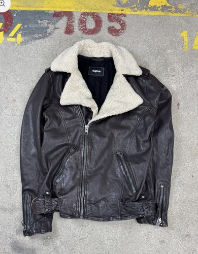 Tigha herren lederjacke s - lederjacke, gr.