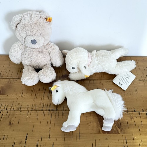 Steiff plüschtier einhorn - 3x,