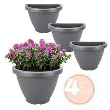 4er Set Blumentopf Wand Blumen