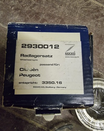 Maxo 033 5016 radlagersatz - 033,