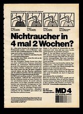 3w6563/ Alte Reklame von 1976 – Anti Smoking Method MD 4