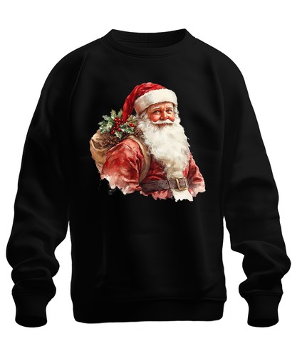 Weihnachtsmann sack stechpalme - weihnachtsmann,