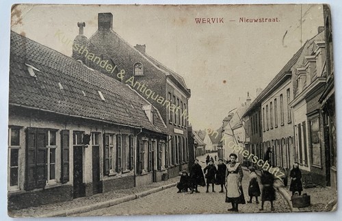 Wervik nieuwstraat 1916 - ak,