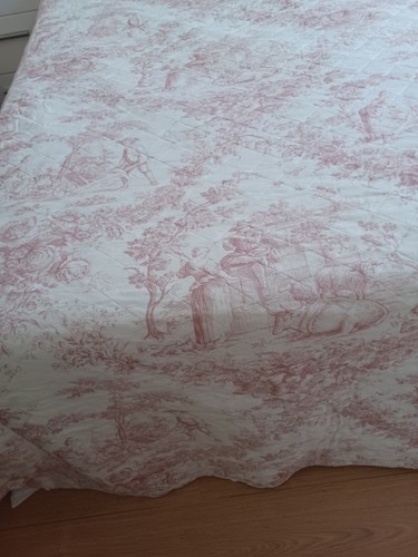 Toile jouy hellrot hell - toile,