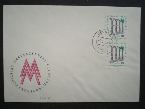 Fdc 1961 leipziger - 1961:, "leipziger