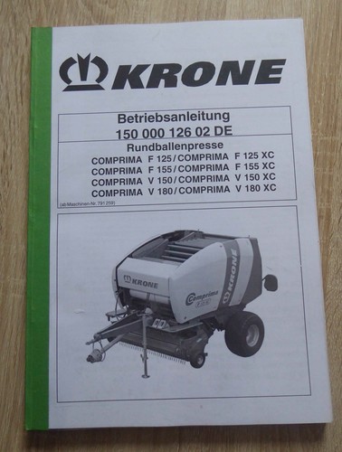 Krone rundballenpresse - krone,