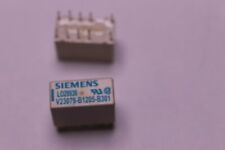 10 Stk Relais.267 Siemens V23079-B1205-B301 24V 2Wechsler 2 Spulen 2Amp.bistabil