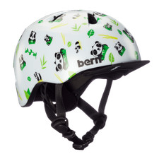 Bern Tigre Kinder Fahrradhelm Magnetverschluss Helm Kids Panda weiß XXS 47-51cm