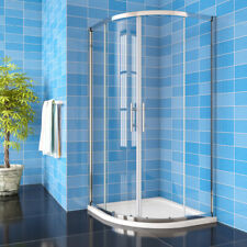 Duschkabine Runddusche 90x90 / 80x80 cm Viertelkreis Duschabtrennung Duschkabine