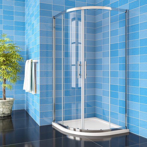 Duschkabine runddusche 90x90 - duschkabine,
