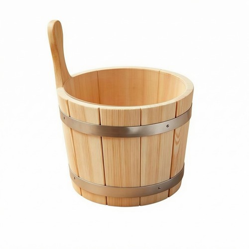 Saunakübel mit kelle aus - saunakübel,