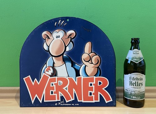 Werner werbung schild - werner, beinhart