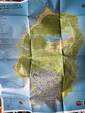 Original GTA 5 Landkarte /