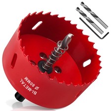 Lochsäge 80mm metall - lochsäge, bi-metall