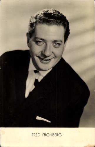 Schauspieler fred frohberg - ak,