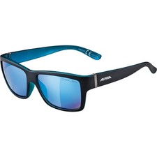 Alpina Sonnen Brille Kacey Verspiegelt Schwarz Matt Blau City Casual Sport