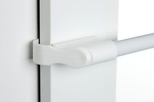 Klemmstange weiß ausziehbar Scheibenstange Gardinenstange ohne bohren Klemmfix 