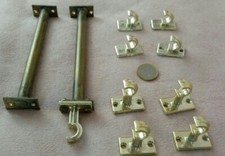 Handgeschmiedete Abstandshalter + Träger Gardinenstange Stangen Himmelbett 8B