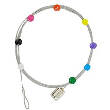 Magnetische Fotoleine Fotoseil Foto-Stahl-Seil Dots, 8 Magneten, 150 cm lang